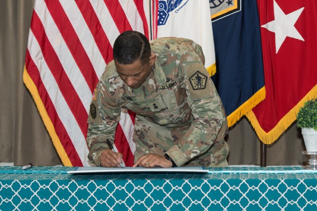 HRC commander signs Sexual Assault Awareness, Prevention Month proclamation