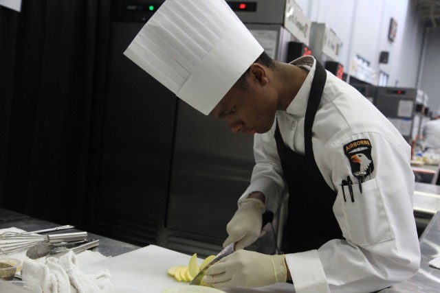 Fort Campbell's student chef captain talks family influence during 44th annual culinary exercise