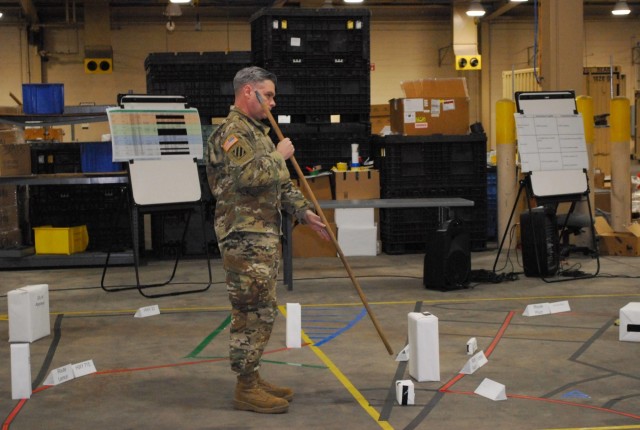 'Sand box' briefing visualizes headquarters move