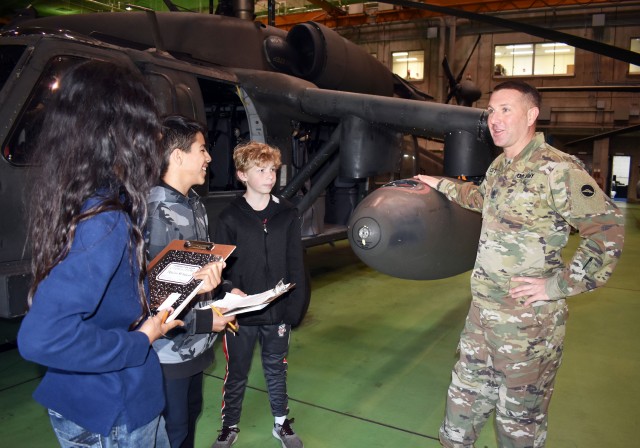 Camp Zama sixth graders dive into world of work