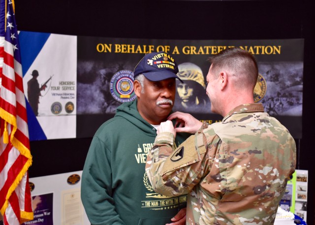 Pinning the veteran