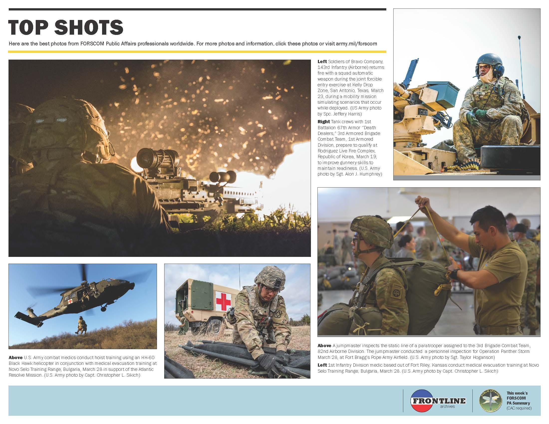 FORSCOM Frontline - April 5, 2019 | Article | The United States Army