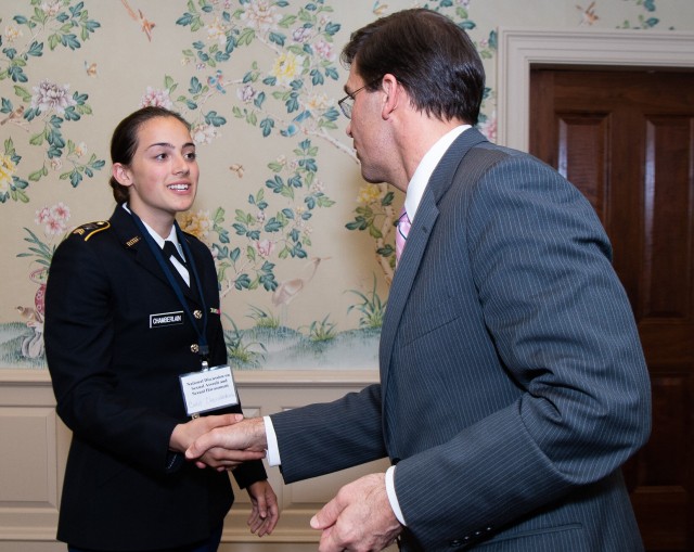 Meeting with cadets