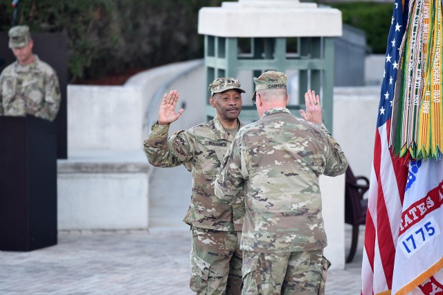 Incoming ARMEDCOM commander receives second star