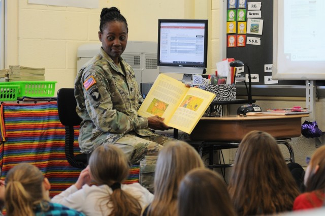 Liberty Soldiers Promote Literacy in Children
