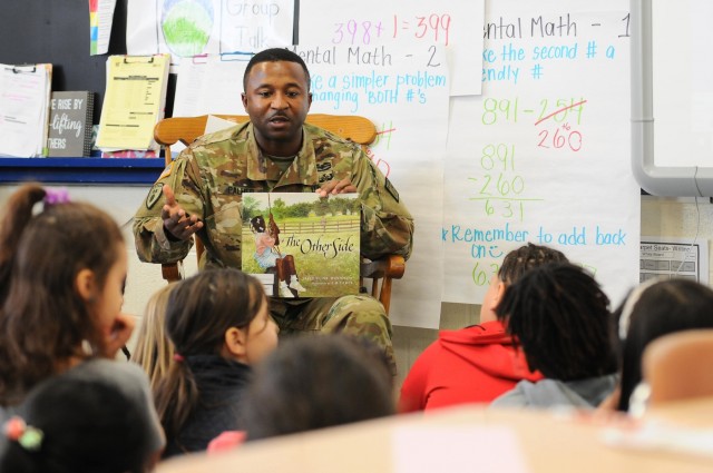 Liberty Soldiers Promote Literacy in Children