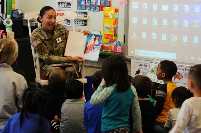 Liberty Soldiers Promote Literacy in Children