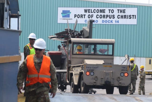4CAB port ops at Corpus Christi, Texas