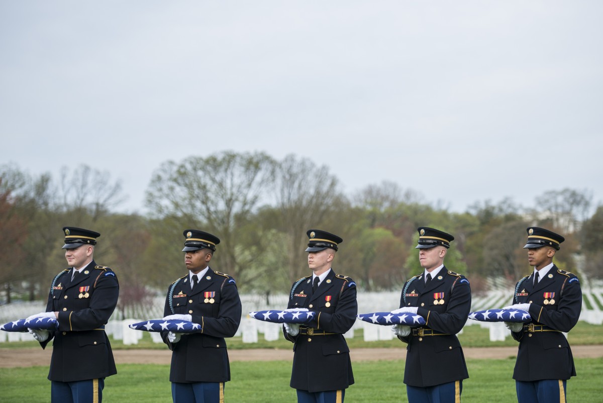 Military Funeral Honors with Funeral Escort for U.S. Army Chief Warrant ...