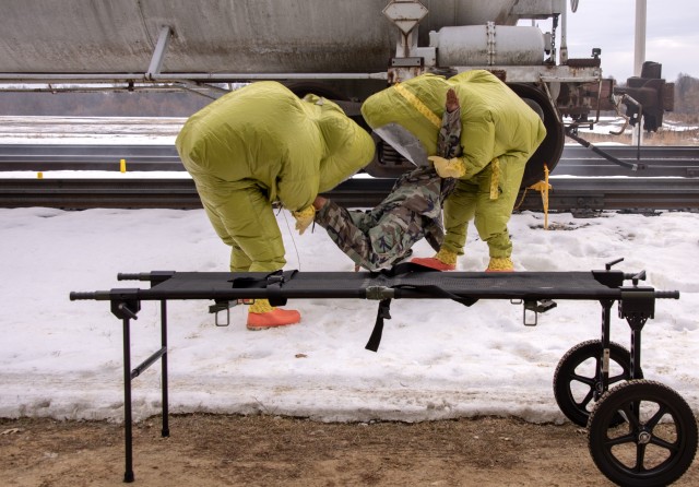 2019 Fort McCoy Vigilant Triad exercise included simulated HAZMAT response, CP Railroad support