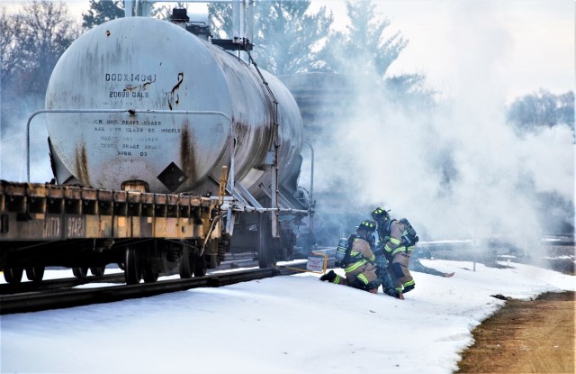 2019 Fort McCoy Vigilant Triad exercise included simulated HAZMAT response, CP Railroad support