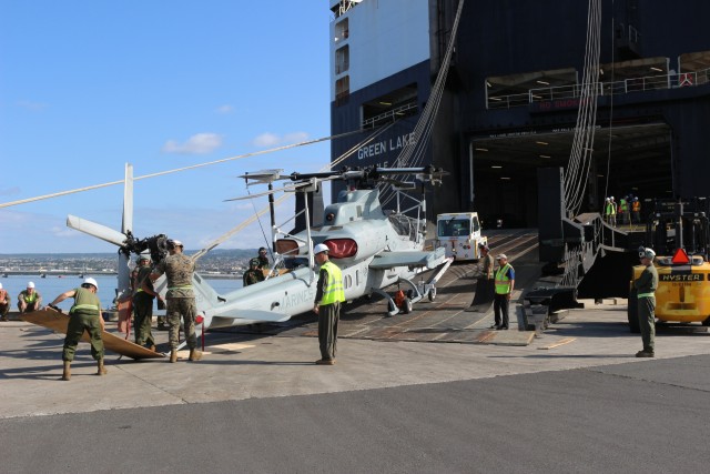 599th Trans. Bde. supports Army, Marines at Pearl Harbor