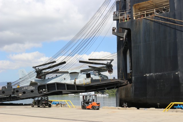599th Trans. Bde. supports Army, Marines at Pearl Harbor