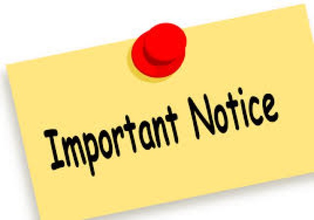 Notice