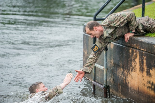 Team 19, combat water survival assessment, Victory Pond