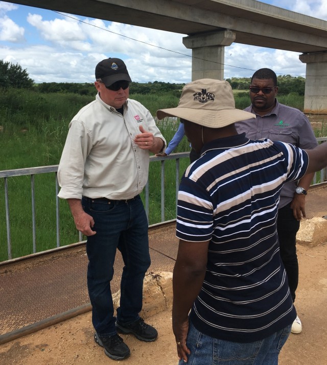 Army Corps team members participate in water security mission in Africa