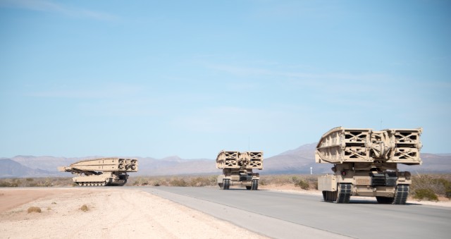 Ft. Bliss Engineer Soldiers dig in on Joint Assault Bridge operational test to discover issues now rather than in combat