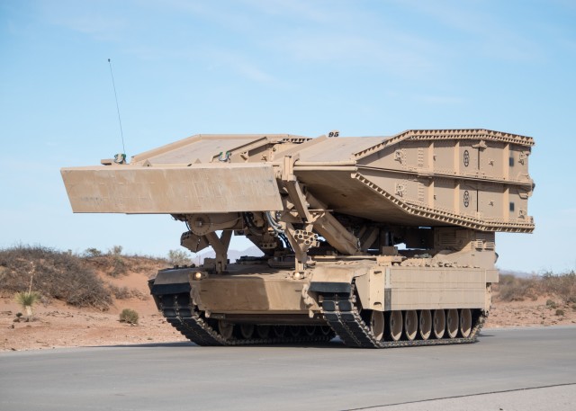 Ft. Bliss Engineer Soldiers dig in on Joint Assault Bridge operational test to discover issues now rather than in combat