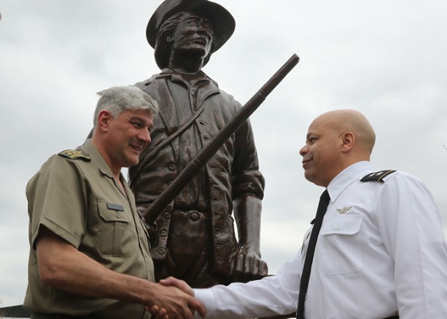 Serbian chaplains visit Ohio to strengthen relationships
