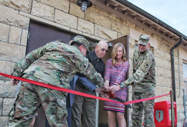Fort Riley Soldiers, families step into history, encounter temporary museum