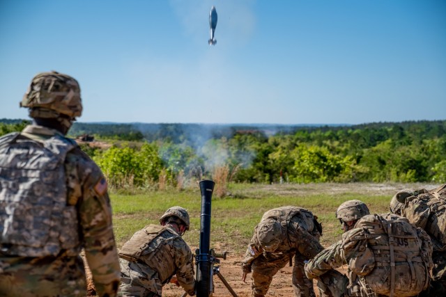 Live-fire exercise, Red Cloud Range, 2019 Best Mortar Competition