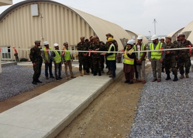 Project for the Afghan National Army turned over ahead of schedule