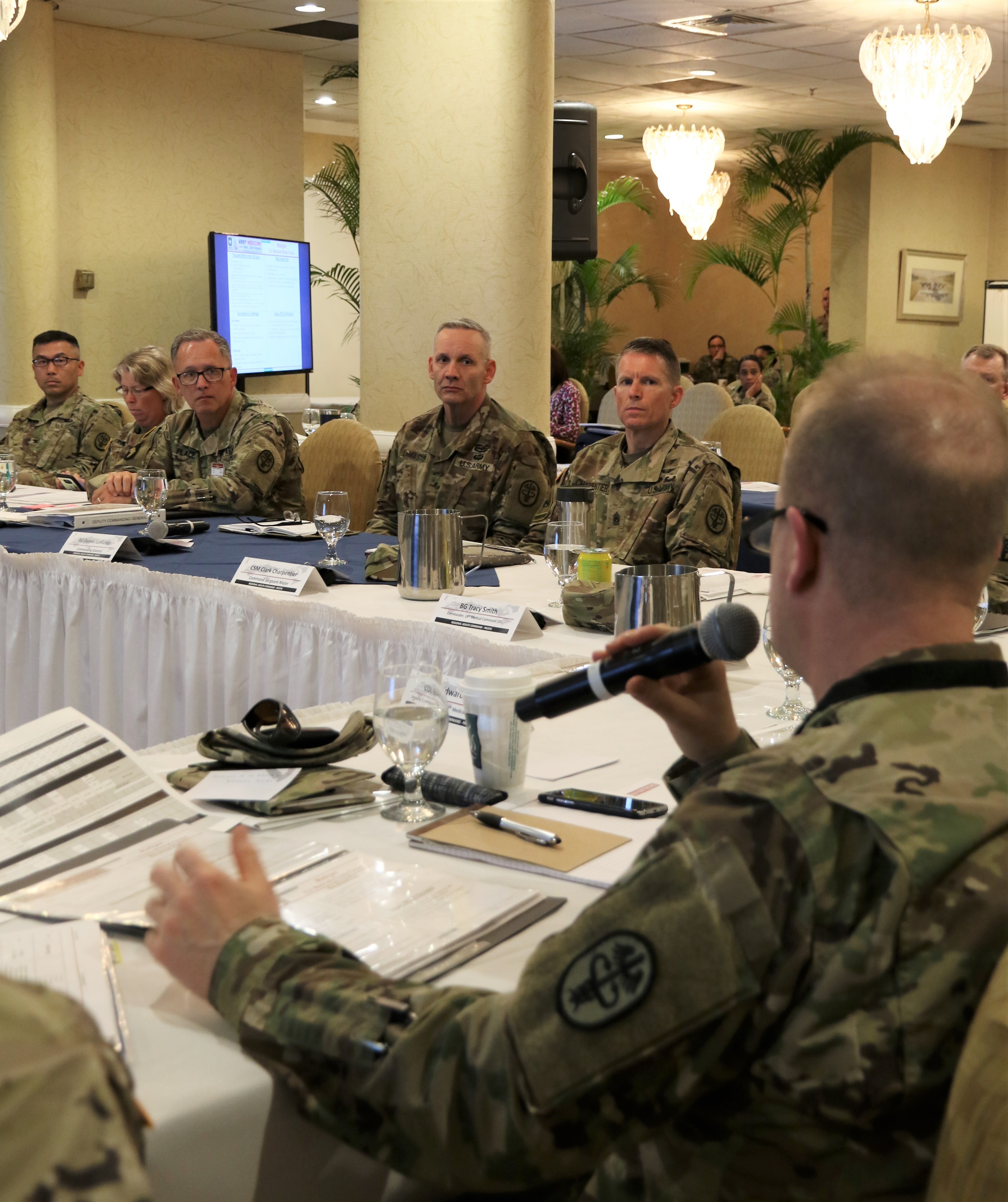 Commanders across RHC-P brief leadership on their command status ...