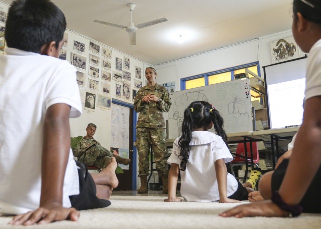 U.S. Army Medical Team Performs Community Health Engagement on Palauan States of Angaur and Peleliu