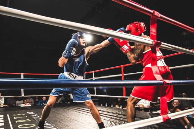 Soldier fights to become best Army boxer