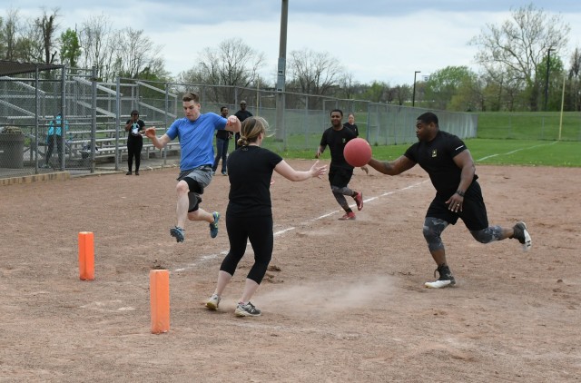 Fort Knox units compete at SHARP kickball tournament