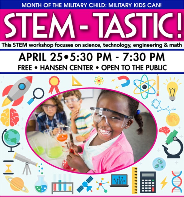 STEM-Tastic workshop coming to Hansen Center April 25
