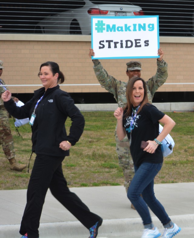 CRDAMC recognizes Sexual Assault Awareness Month with 71-hour walk/run