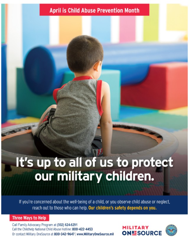 Child Abuse Prevention Month: Fort Knox urges community to protect military youths