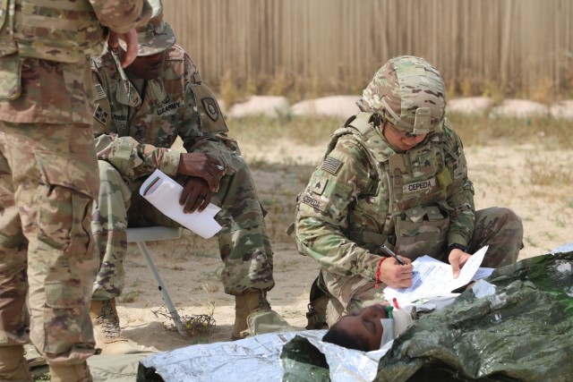 300th Sustainment Brigade Combat Lifesaver Training