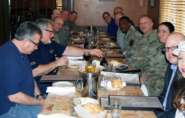 42nd Infantry Division veterans value informal lunchtime reunions