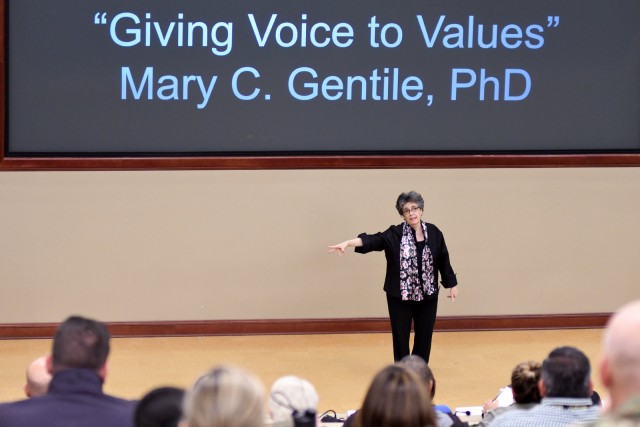 'Giving Voice to Values'
