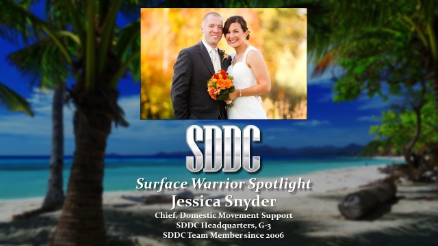 Snyder first SDDC supervisor to shine in the Surface Warrior Spotlight