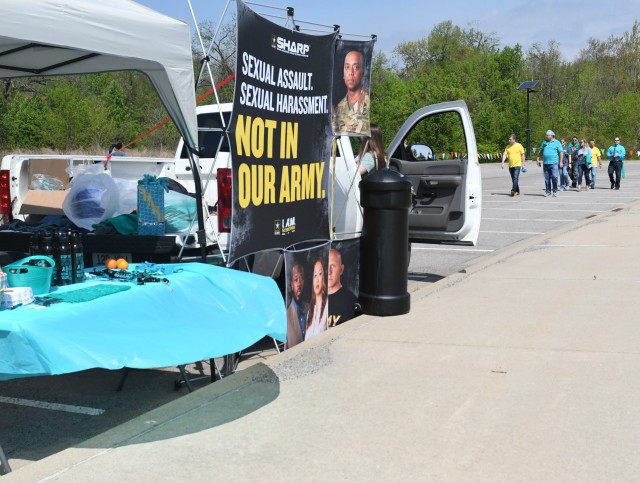 Fort Knox participates in SHARP Denim Day walk at health clinic