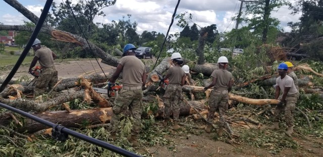National Guard members respond to tornado
