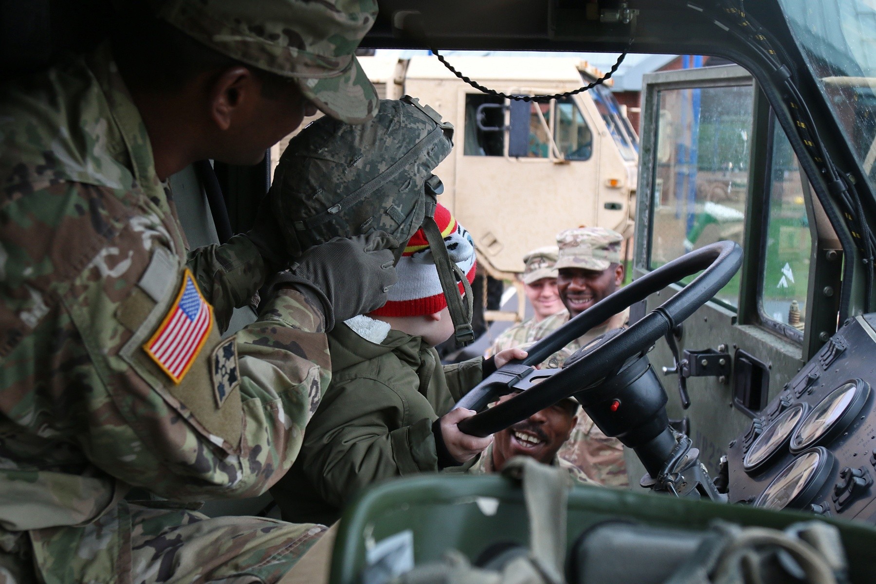 Fort Drum preschoolers learn about 'big Army trucks' Article The