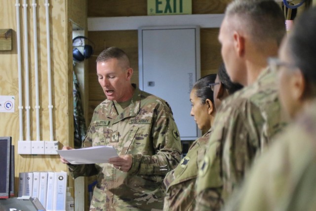 For the sustainment command, it's all about managing change