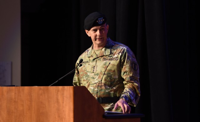 Gen. Stephen J. Townsend delivers remarks at CIMT change of command