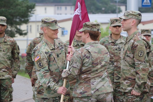 Capt. Ben Carroll assumes command of LRMC Bravo Company