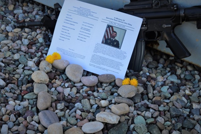 Spc. Ryan Dennis Orin Riley Memorial Service