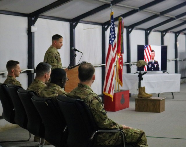 Spc. Ryan Dennis Orin Riley Memorial Service