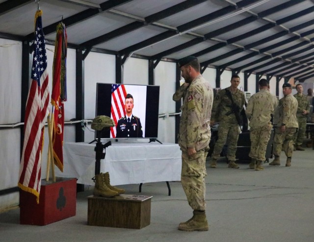 Spc. Ryan Dennis Orin Riley Memorial Service