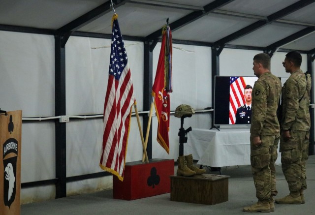 Spc. Ryan Dennis Orin Riley Memorial Service