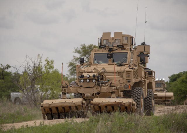 Ft. Hood Engineers test modernized route clearance equipment to save Soldier lives