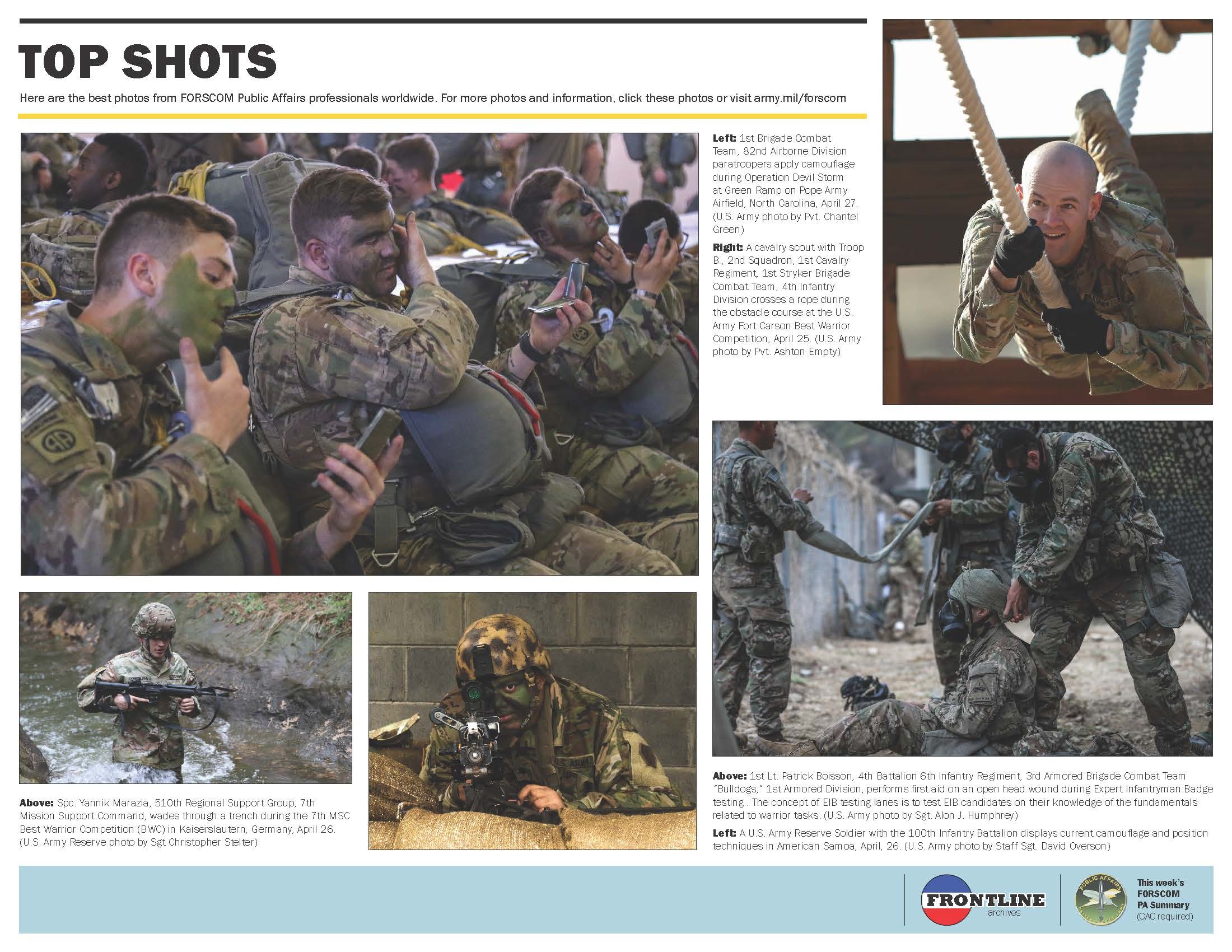 FORSCOM Frontline - May 3, 2019 | Article | The United States Army