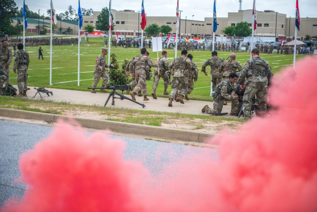 Popped smoke at Brave Rifles Field